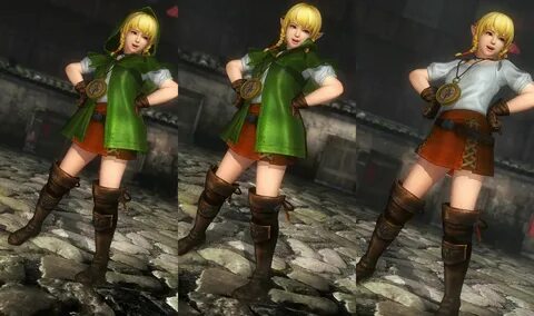 DOA 5 Mods - Marie as Linkle from Hyrule Warriors Dead or Al