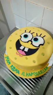 Spongebob cake.. Alhamdulillah Spongebob birthday cake, Spon