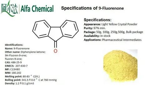 China 9-Fluorenone CAS NO: 486-25-9 Manufacturers - Free Sam