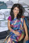 Actress Supriya Latest Photos in Blue Silk Saree New Movie P