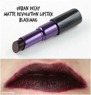 Urban Decay Matte Revolution Lipsticks in After Dark, Blackm