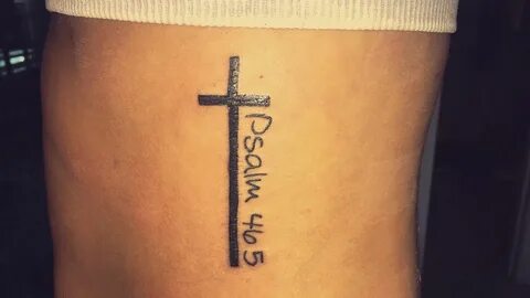 Psalm 46:5 Scripture tattoos, Verse tattoos, Cancer ribbon t