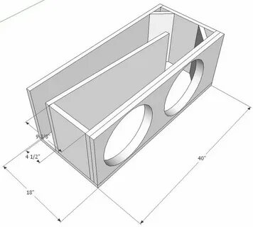 Subwofer box in 2020 Subwoofer box, Subwoofer box design, Sp