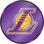 Los Angeles Lakers Laser Discus Decal Los angeles lakers log