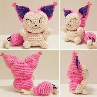 Pokemon Eneco / Skitty häkeln / crochet by julygurumi. Follo