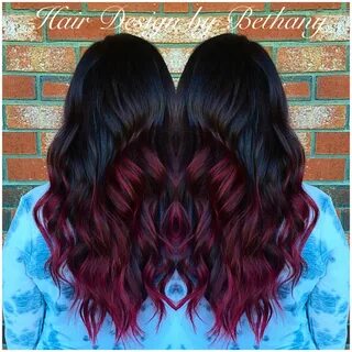 Red hair, Balayage, color melt, ombre, Sombre, red curls, vi