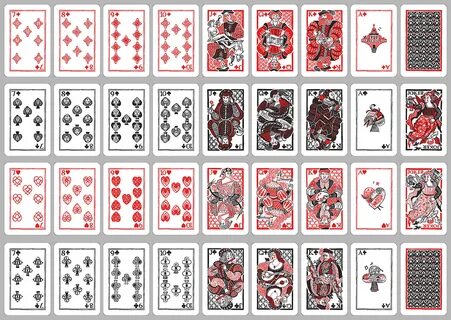 Playing cards The Arts on Behance