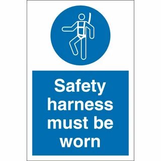 Safety Harness Must Be Worn Signs - from Key Signs UK