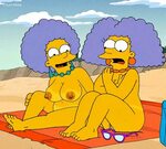Patty and Selma Bouvier Pussy Tits Nipples Nude Big Breast P