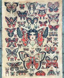 Website Moved Traditional butterfly tattoo, Vintage tattoo, 