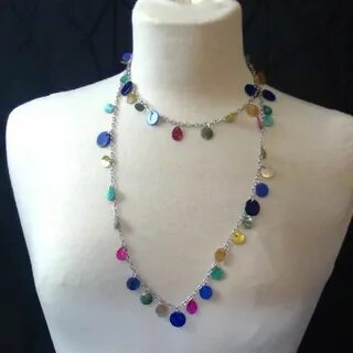 Lia sophia mother of pearl necklace