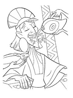The Emperor's New Groove coloring pages. Download and print 