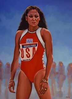 Florence Griffith - Joyner by Paul Meijering Female athletes