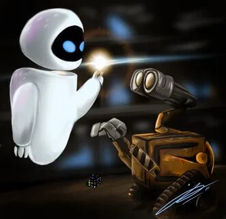 Wall-E and Eve - pixar fan Art (39889137) - fanpop