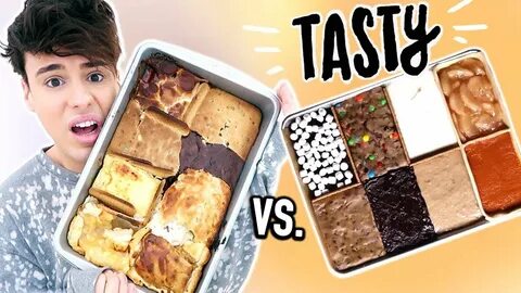 i made tasty’s 8 DESSERTS IN 1 PAN !!! - YouTube