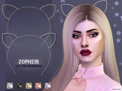 The Sims Resource - Zopheir Cat Ear Headband