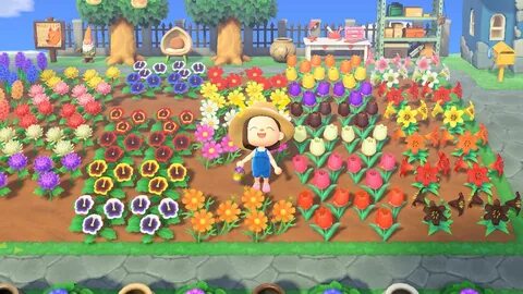 How To Make A Flower Breeding Garden Animal Crossing / Flowe