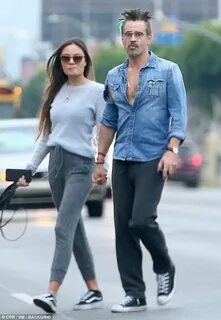 Colin Farrell steps out for lunch date with stunning girlfri