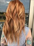 Balayage red hair and blonde Natural red hair, Cool hair col