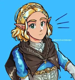 I drew short hair Zelda #BOTW2 #drew #hair #Short #zelda Sho