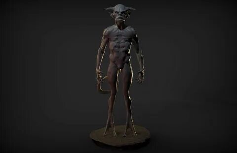 Horror Creature 3D model CGTrader