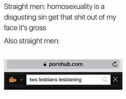 Straight Men Homosexuality Is a Disgusting Sin Get That Shit