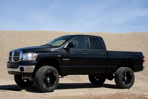 Black Rear 1/" Lift Kit Dodge Ram 1500 2006-2008 4WD.