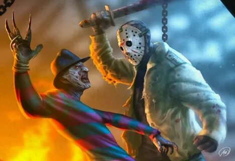 TGIF 13th Freddy VS Jason art