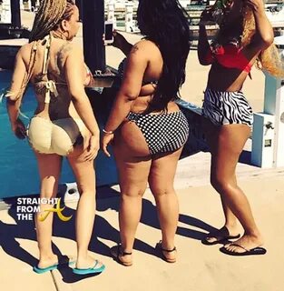 Tameka Tiny Cottle Shekinah Jo Shamra Star Bikini StraightFr