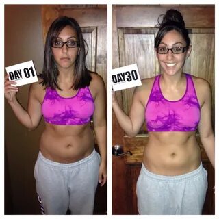 Before & After my 30 day Shredz results Tiny waist workout, 