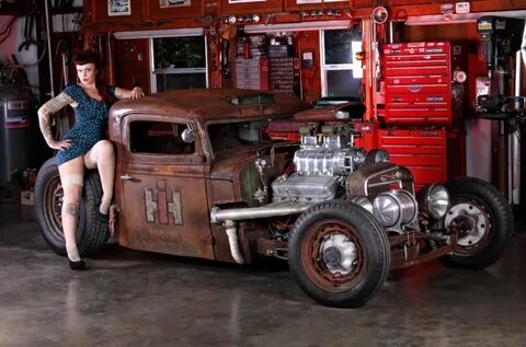 hot rod, custom and classic car babes - Page 6