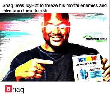 Shaq Uses IcyHot to Freeze His Mortal Enemies and Later Burn