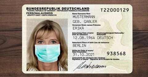Neuer Personalausweis nur noch mit Maske auf Passbild erlaub