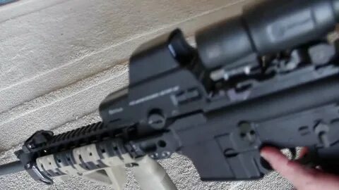 Eotech Holographic Sight & Eotech 3X Magnifier on an LMT AR-