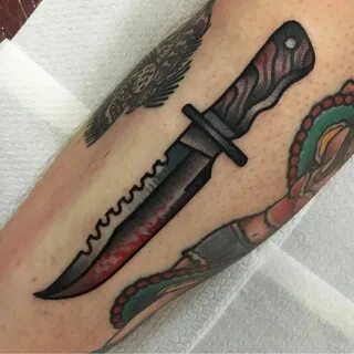 Share it: Share it: #KarambitKnives Knife tattoo, Traditional tattoo.