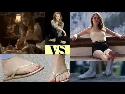 Epic Foot Battle Emma Watson vs Emma Stone - YouTube