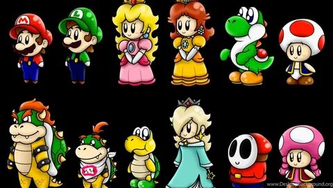 Super Mario Cute Characters 1 By SuperLakitu On DeviantArt D