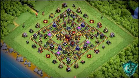 BEST TH10 Base with Inferno Island Design (Copy Link) - Clas