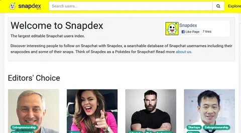 Discover & add new Snapchat users to you list using 'Snapdex