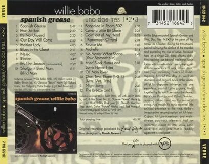 Willie Bobo - Spanish Grease / Uno Dos Tres 1-2-3 (1994) / A