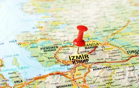 Izmir ,Turkey map Stock Photo by © ivosar 50070553