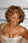 Whitney Houston à la soirée pre-Grammy organisée par Clive D