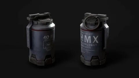 ArtStation - Sci-fi Grenade