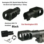 Купить Tactical Remington 870 Slip Over Clamp Muzzle Brake н