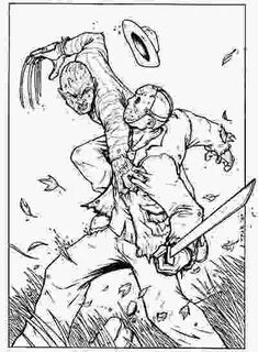 freddy krueger coloring pages Freddy Krueger Coloring Pages 