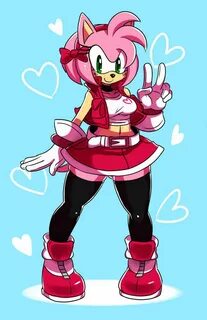 Casual Amy Sonic the Hedgehog Sonic fan art, Amy the hedgeho