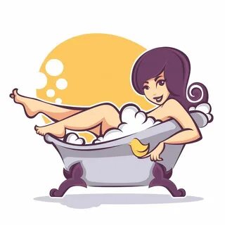 Девушка в ванне рисунок - 42 фото
