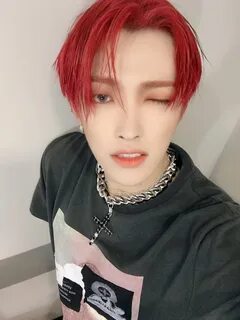 ATEEZ(에이티즈) on Twitter Kim hongjoong, Red hair, Kpop guys