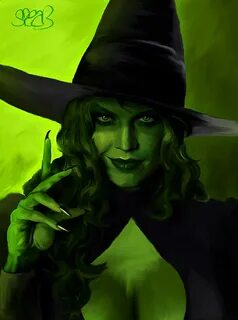 Wicked Witch of the West Painting by Mark Spears Fine Art Am