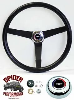 1967-1968 Caprice Impala steering wheel Red White Blue Bow 1